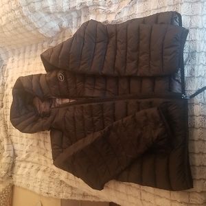 Hollister Black Lightweight Puffer Jacket Xlarge